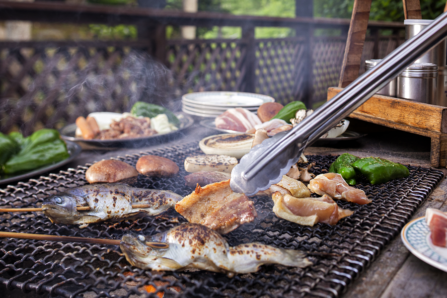 夏といえばBBQ!ビールも進みます